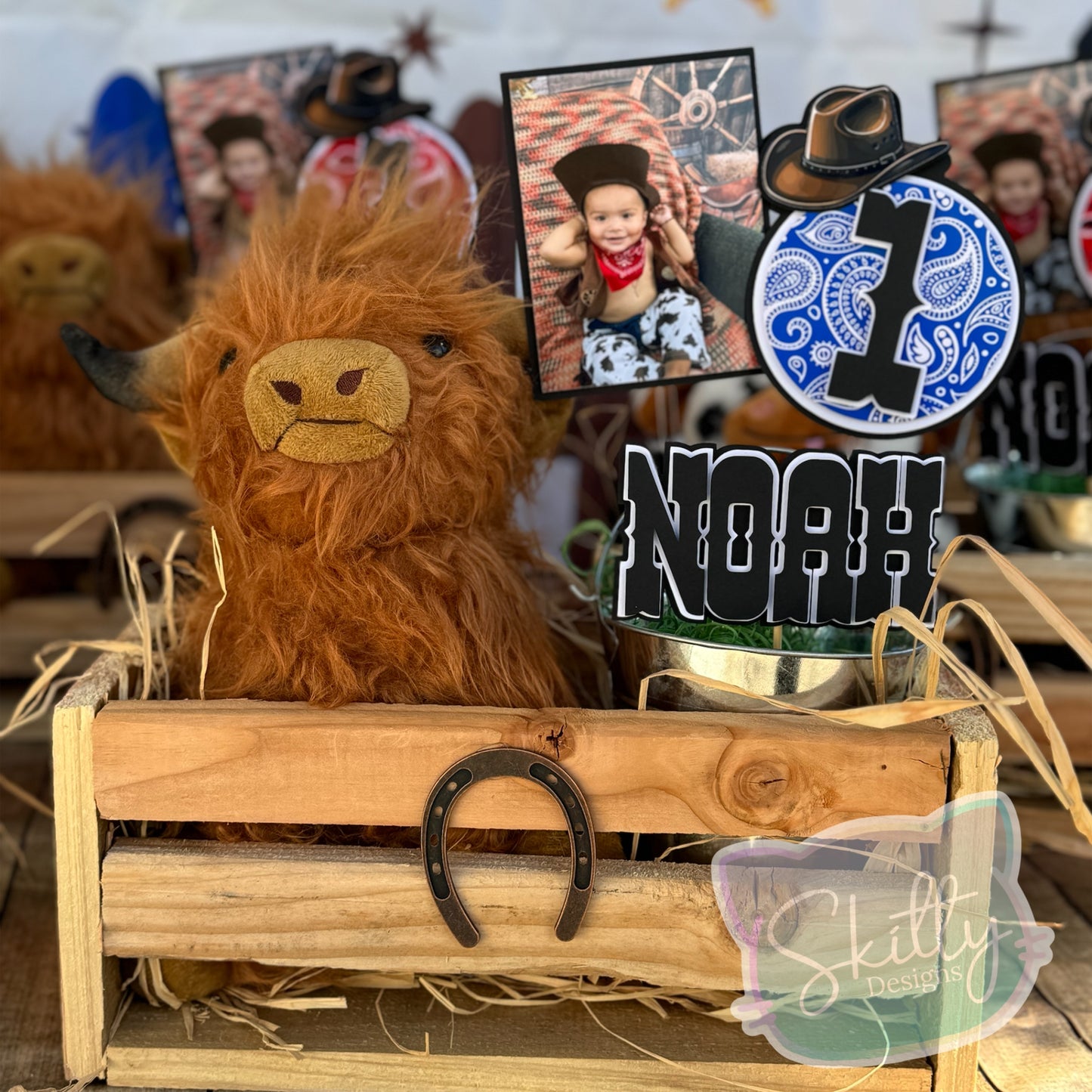 Western Birthday Centerpiece