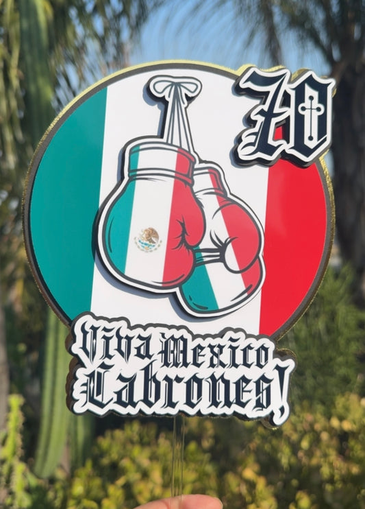 Viva México Cake Topper