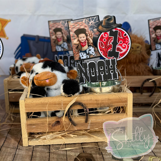 Western Birthday Centerpiece