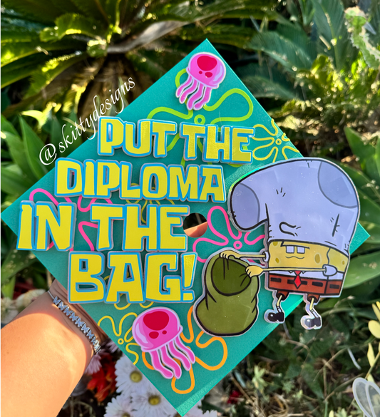 Sponge Bob Graduation Cap Topper