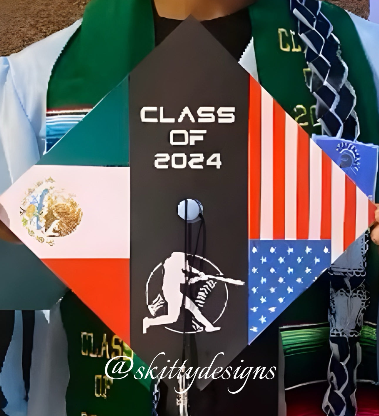 Flag Cap with Sports Icon