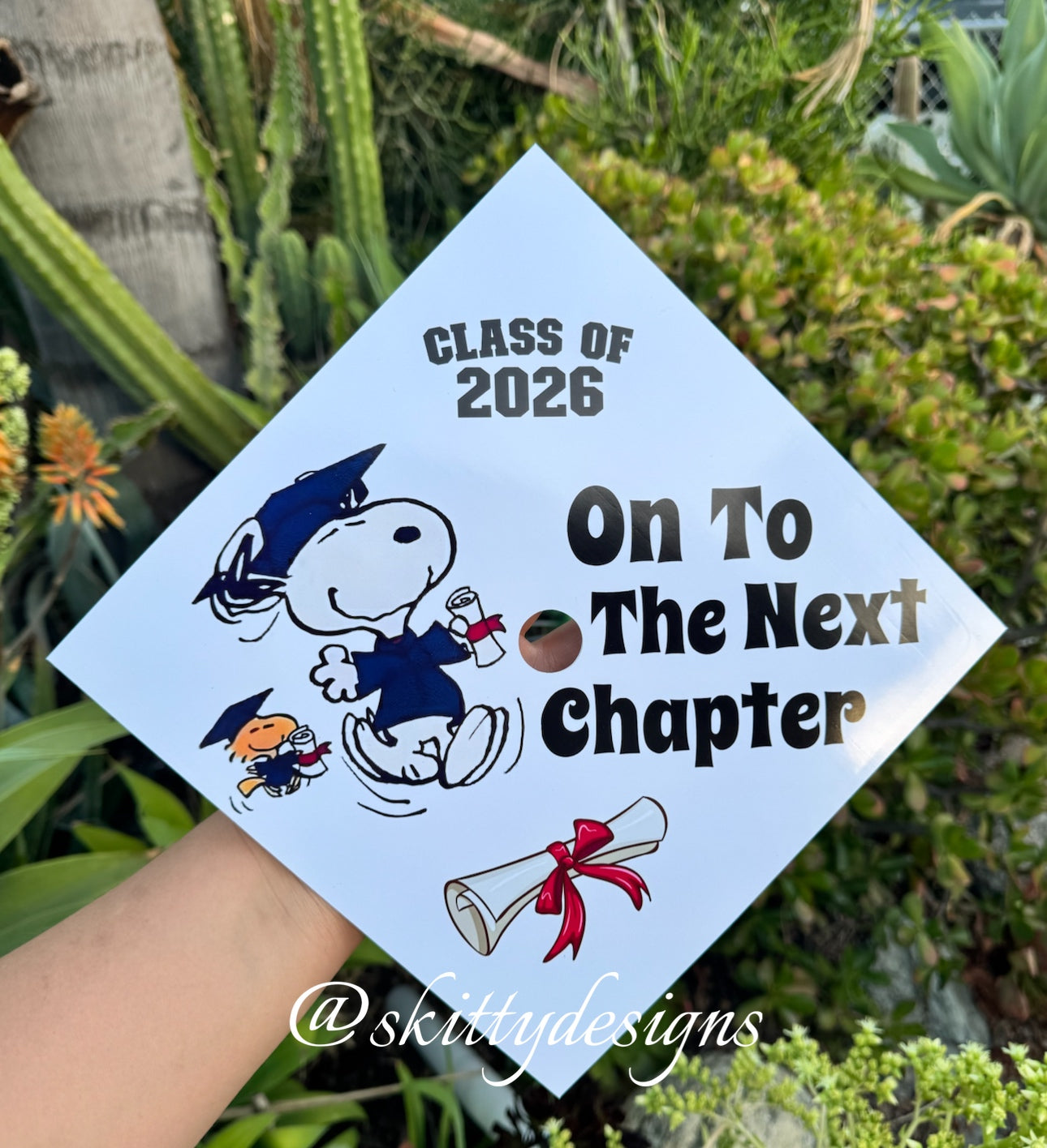 Snoopy Graduation Topper